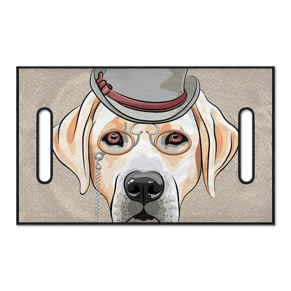 Hipster Labrador Retriever Print Golf Cart Seat Cover