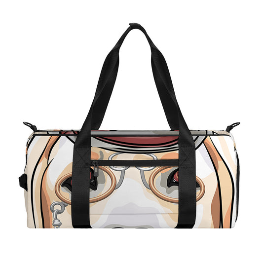 Hipster Labrador Retriever Print Gym Bag