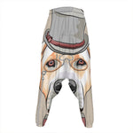 Hipster Labrador Retriever Print Hammer Pants