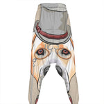 Hipster Labrador Retriever Print Hammer Pants