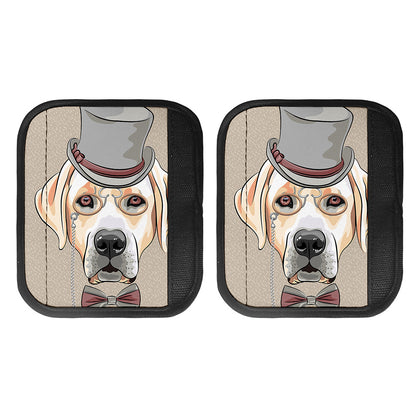 Hipster Labrador Retriever Print Handle Covers