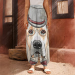 Hipster Labrador Retriever Print Harem Pants