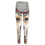 Hipster Labrador Retriever Print High-Waisted Pocket Leggings