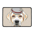Hipster Labrador Retriever Print Kitchen Mat