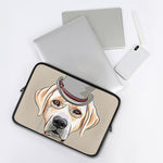 Hipster Labrador Retriever Print Laptop Sleeve
