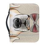 Hipster Labrador Retriever Print Leather Bible Cover