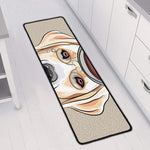Hipster Labrador Retriever Print Long Kitchen Mat