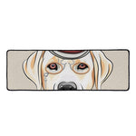 Hipster Labrador Retriever Print Long Kitchen Mat