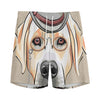 Hipster Labrador Retriever Print Men's Sports Shorts