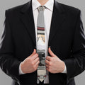 Hipster Labrador Retriever Print Necktie