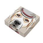 Hipster Labrador Retriever Print Outdoor Seat Cushion Cover