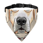 Hipster Labrador Retriever Print Over The Collar Dog Bandana