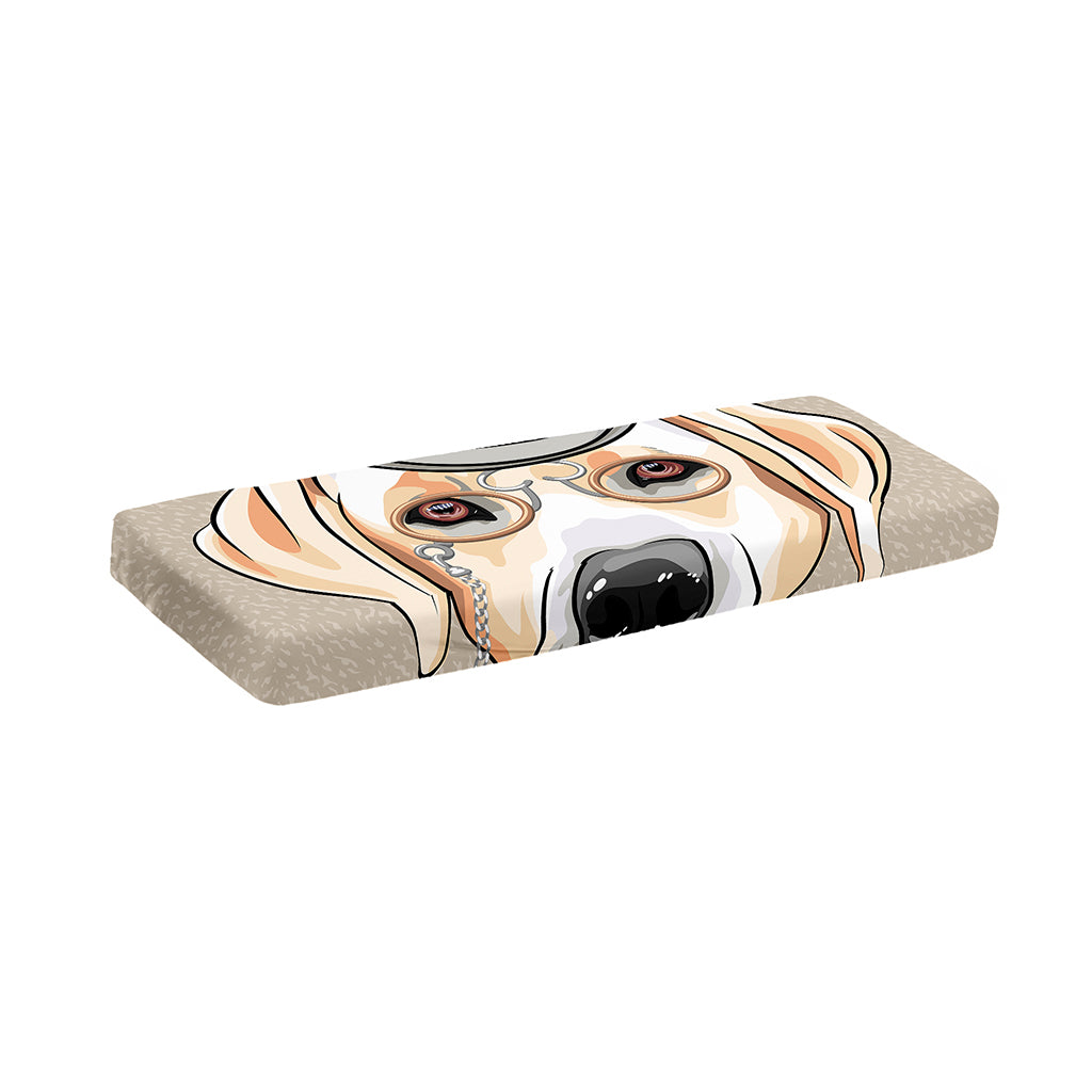 Hipster Labrador Retriever Print Piano Keyboard Cover