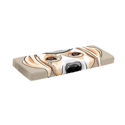 Hipster Labrador Retriever Print Piano Keyboard Cover