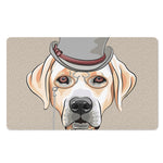 Hipster Labrador Retriever Print Polyester Doormat