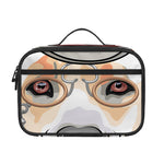 Hipster Labrador Retriever Print Portable Lunch Bag