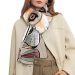 Hipster Labrador Retriever Print Scarf