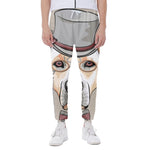 Hipster Labrador Retriever Print Scuba Joggers