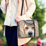 Hipster Labrador Retriever Print Shoulder Strap Bible Bag