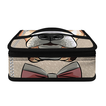 Hipster Labrador Retriever Print Small Lunch Bag