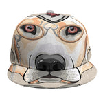 Hipster Labrador Retriever Print Snapback Cap