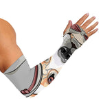 Hipster Labrador Retriever Print Sun Protection Arm Sleeves