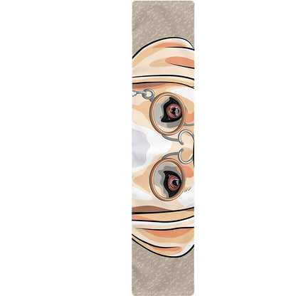Hipster Labrador Retriever Print Table Runner