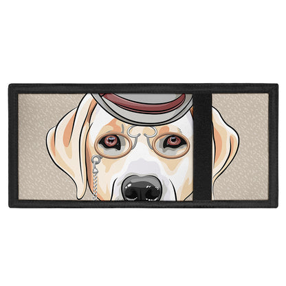Hipster Labrador Retriever Print Trifold Wallet
