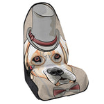 Hipster Labrador Retriever Print Waterproof Car Seat Cover