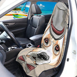 Hipster Labrador Retriever Print Waterproof Car Seat Cover
