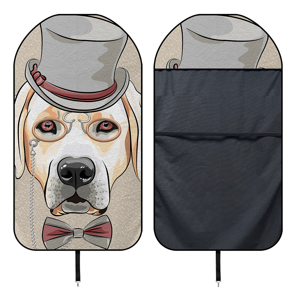 Hipster Labrador Retriever Print Waterproof Car Seat Cover