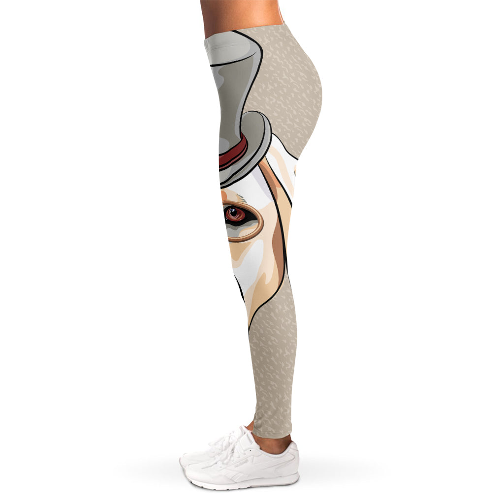 Hipster Labrador Retriever Print Women's Leggings