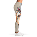 Hipster Labrador Retriever Print Women's Leggings