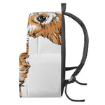Hipster Pembroke Welsh Corgi Print Backpack