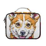Hipster Pembroke Welsh Corgi Print Briefcase Bible Bag