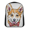Hipster Pembroke Welsh Corgi Print Casual Backpack