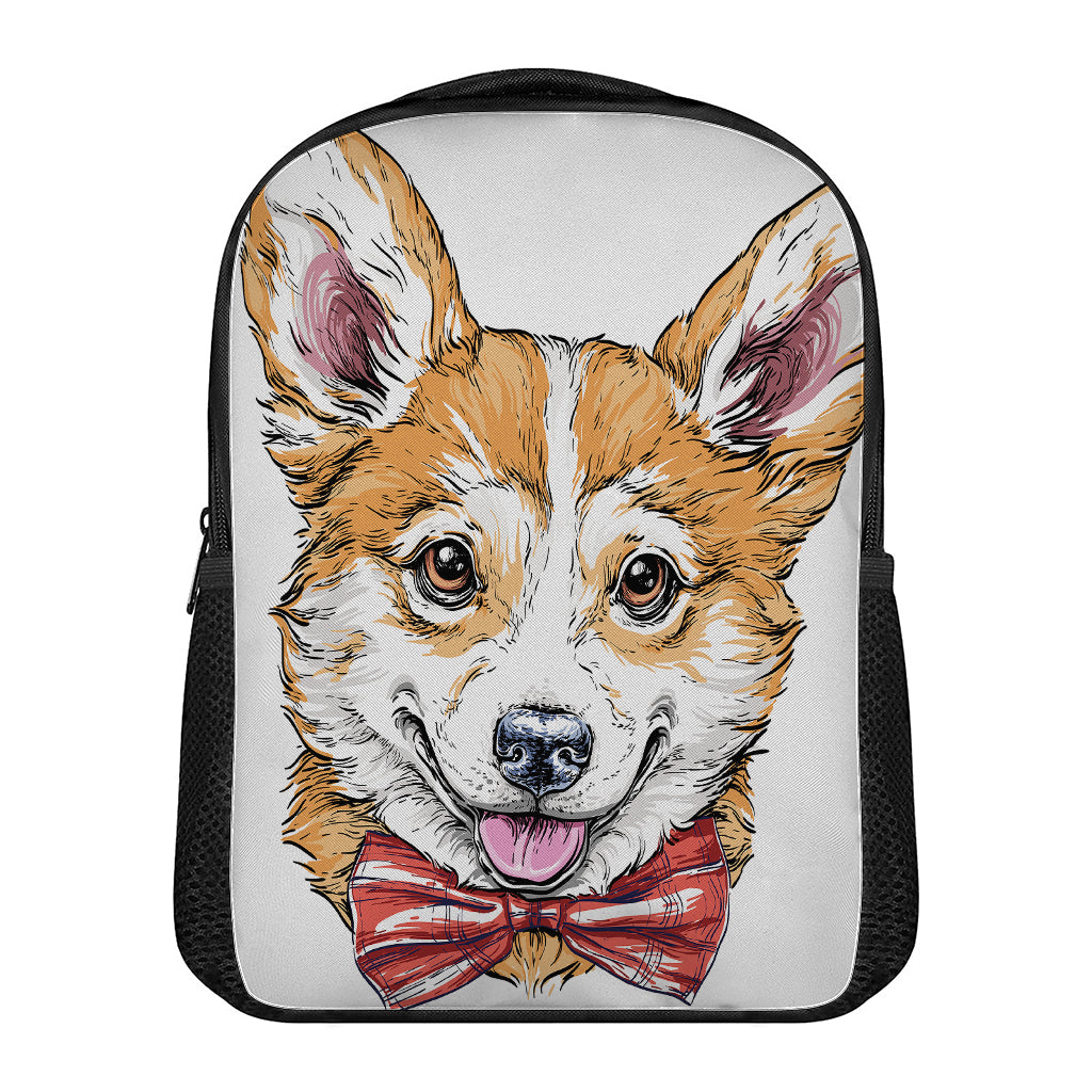 Hipster Pembroke Welsh Corgi Print Casual Backpack