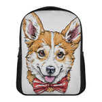 Hipster Pembroke Welsh Corgi Print Casual Backpack