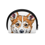 Hipster Pembroke Welsh Corgi Print Coin Purse