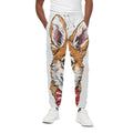 Hipster Pembroke Welsh Corgi Print Cotton Sweatpants