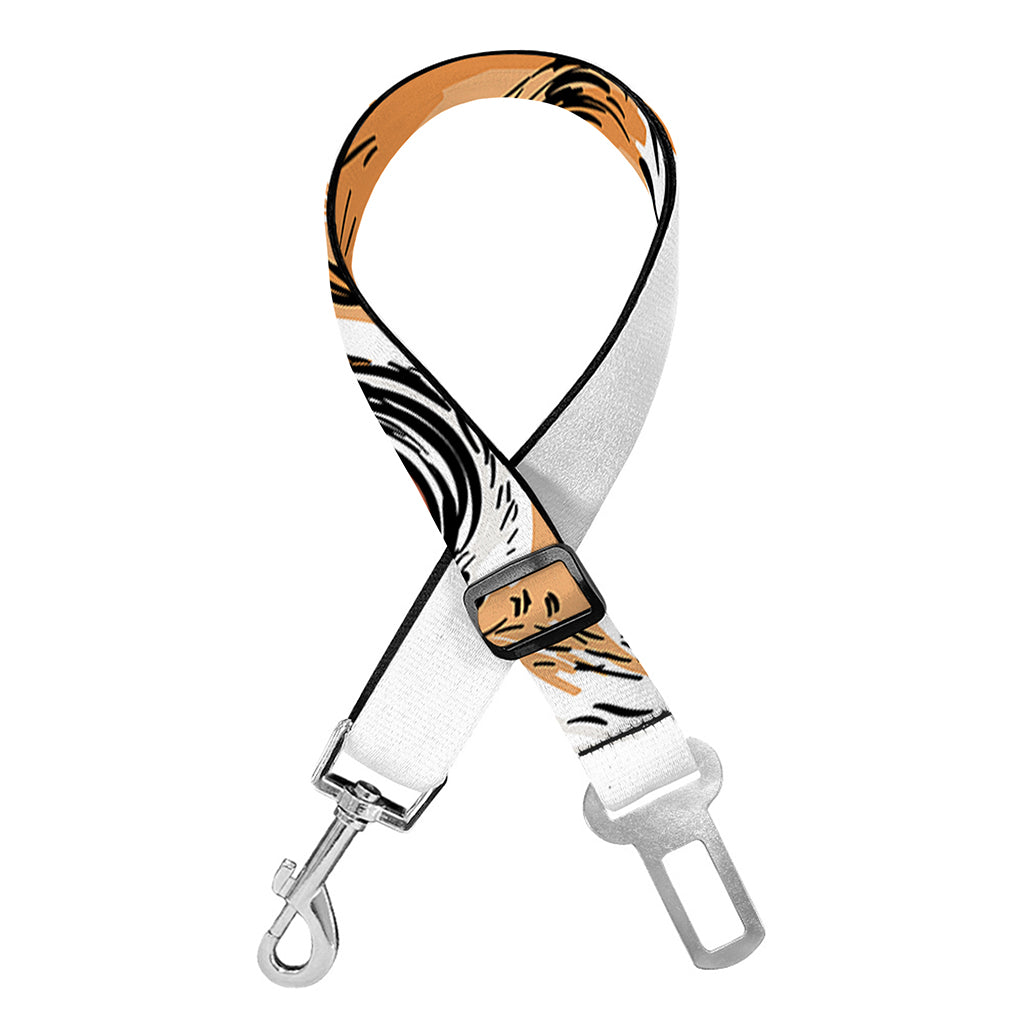 Hipster Pembroke Welsh Corgi Print Dog Seat Belt