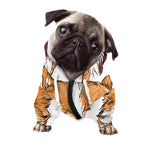 Hipster Pembroke Welsh Corgi Print Dog Zip Up Hoodie