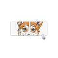 Hipster Pembroke Welsh Corgi Print Extended Mouse Pad