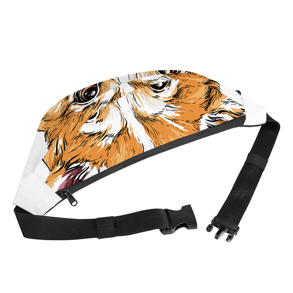 Hipster Pembroke Welsh Corgi Print Fanny Pack