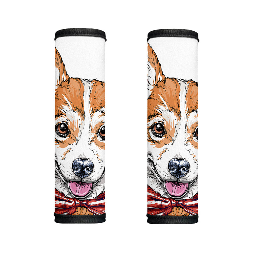 Hipster Pembroke Welsh Corgi Print Handle Covers