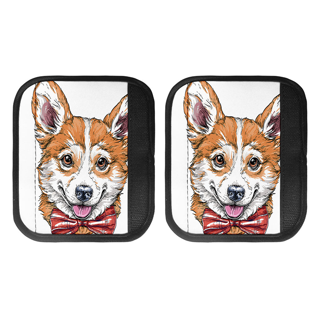 Hipster Pembroke Welsh Corgi Print Handle Covers