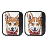Hipster Pembroke Welsh Corgi Print Handle Covers