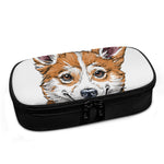 Hipster Pembroke Welsh Corgi Print Insulin Cooler Travel Case