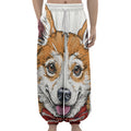Hipster Pembroke Welsh Corgi Print Lantern Pants