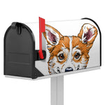 Hipster Pembroke Welsh Corgi Print Mailbox Cover
